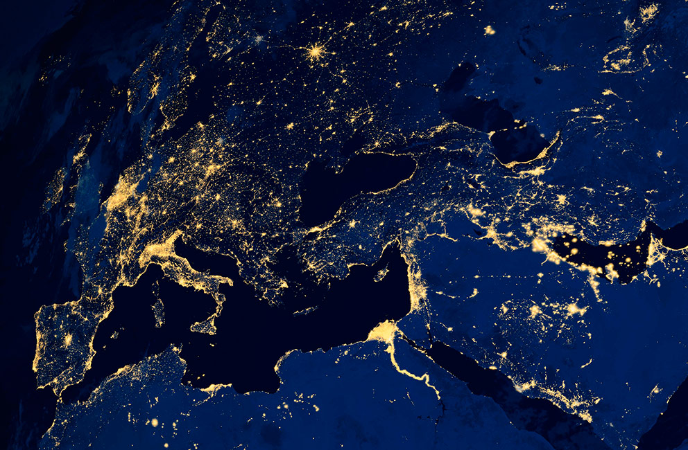 LIICHT Lighting Performance - Europe Map
