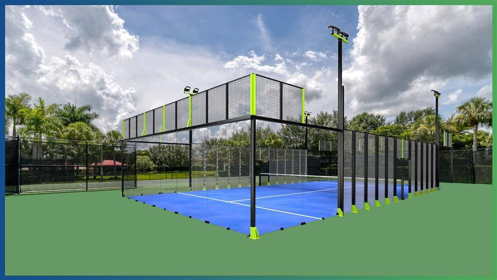 Immagine illuminazione campo da Padel